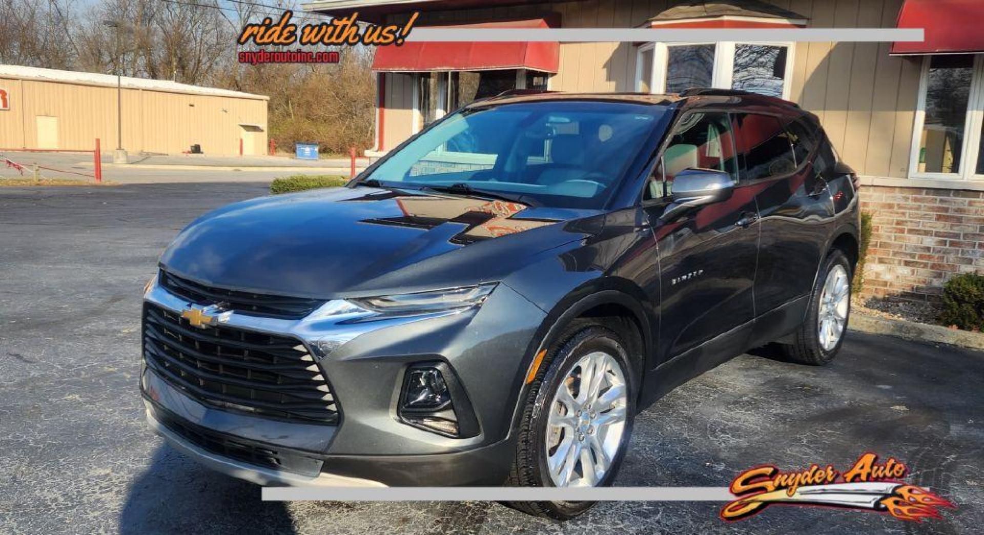 2019 GRAY CHEVROLET BLAZER 3LT - FWD (3GNKBDRSXKS) with an 3.6L engine, Automatic transmission, located at 101 S. Halleck St., DeMotte, 46310, (219) 987-2922, 41.202343, -87.198189 - Photo#0