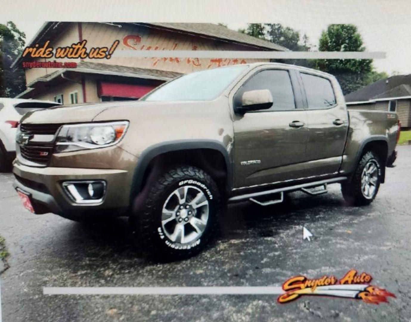 2016 BRONZE CHEVROLET COLORADO Z71 - 4WD (1GCGTDE36G1) with an 3.6L engine, Automatic transmission, located at 101 S. Halleck St., DeMotte, 46310, (219) 987-2922, 41.202343, -87.198189 - Photo#0