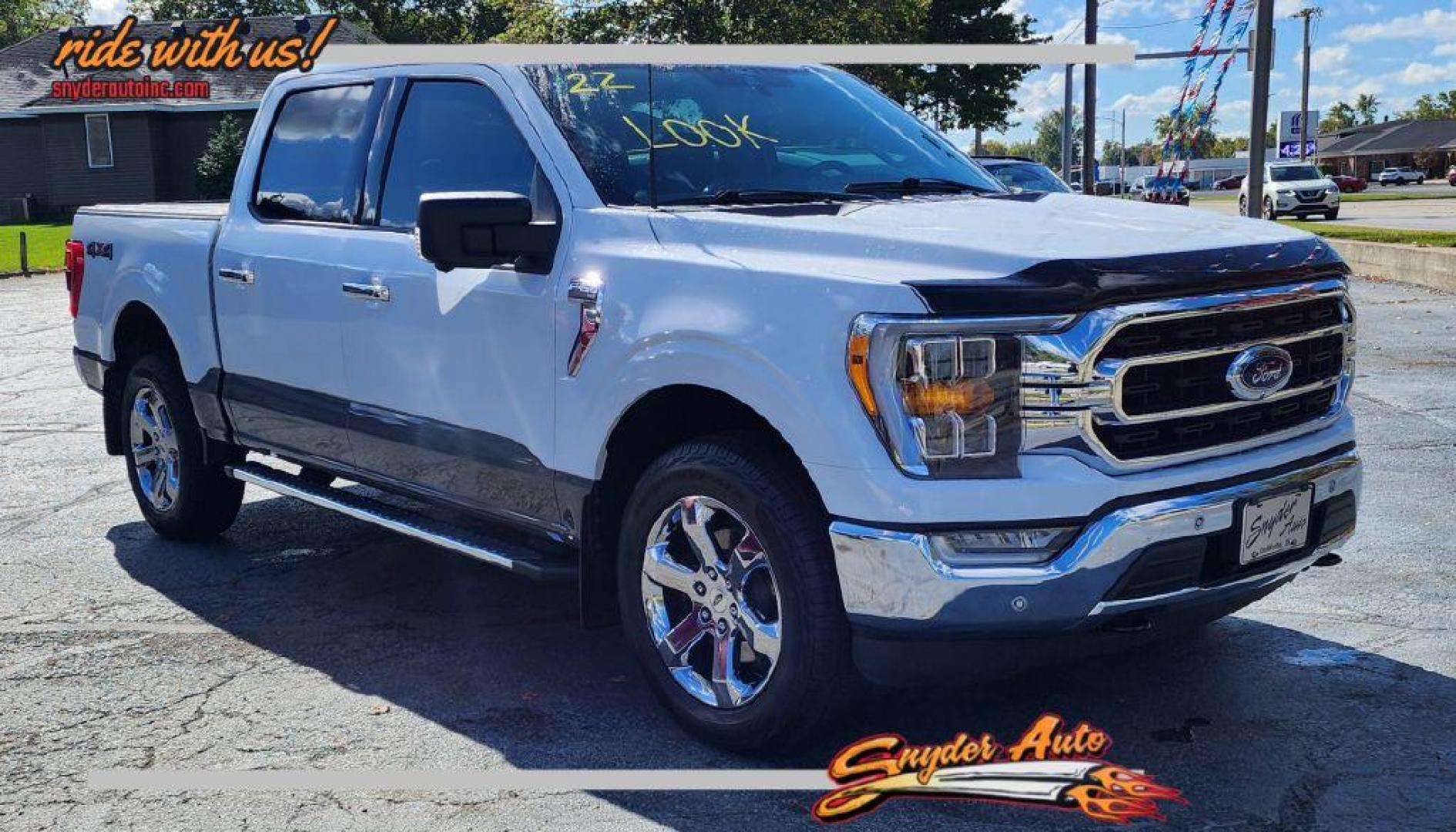 2022 WHITE FORD F150 SUPERCREW - 4WD (1FTFW1E81NK) with an 3.5L engine, Automatic transmission, located at 101 S. Halleck St., DeMotte, 46310, (219) 987-2922, 41.202343, -87.198189 - Photo#0