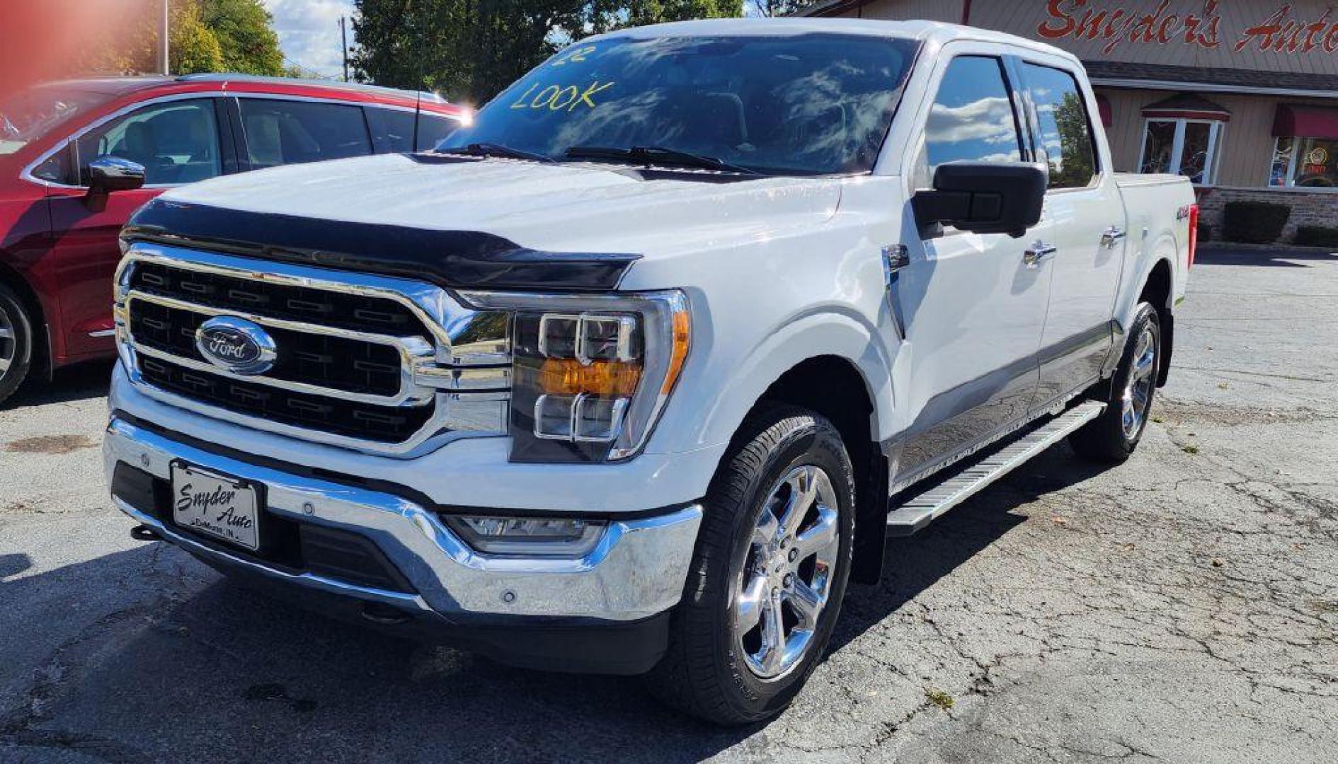 2022 WHITE FORD F150 SUPERCREW - 4WD (1FTFW1E81NK) with an 3.5L engine, Automatic transmission, located at 101 S. Halleck St., DeMotte, 46310, (219) 987-2922, 41.202343, -87.198189 - Photo#1