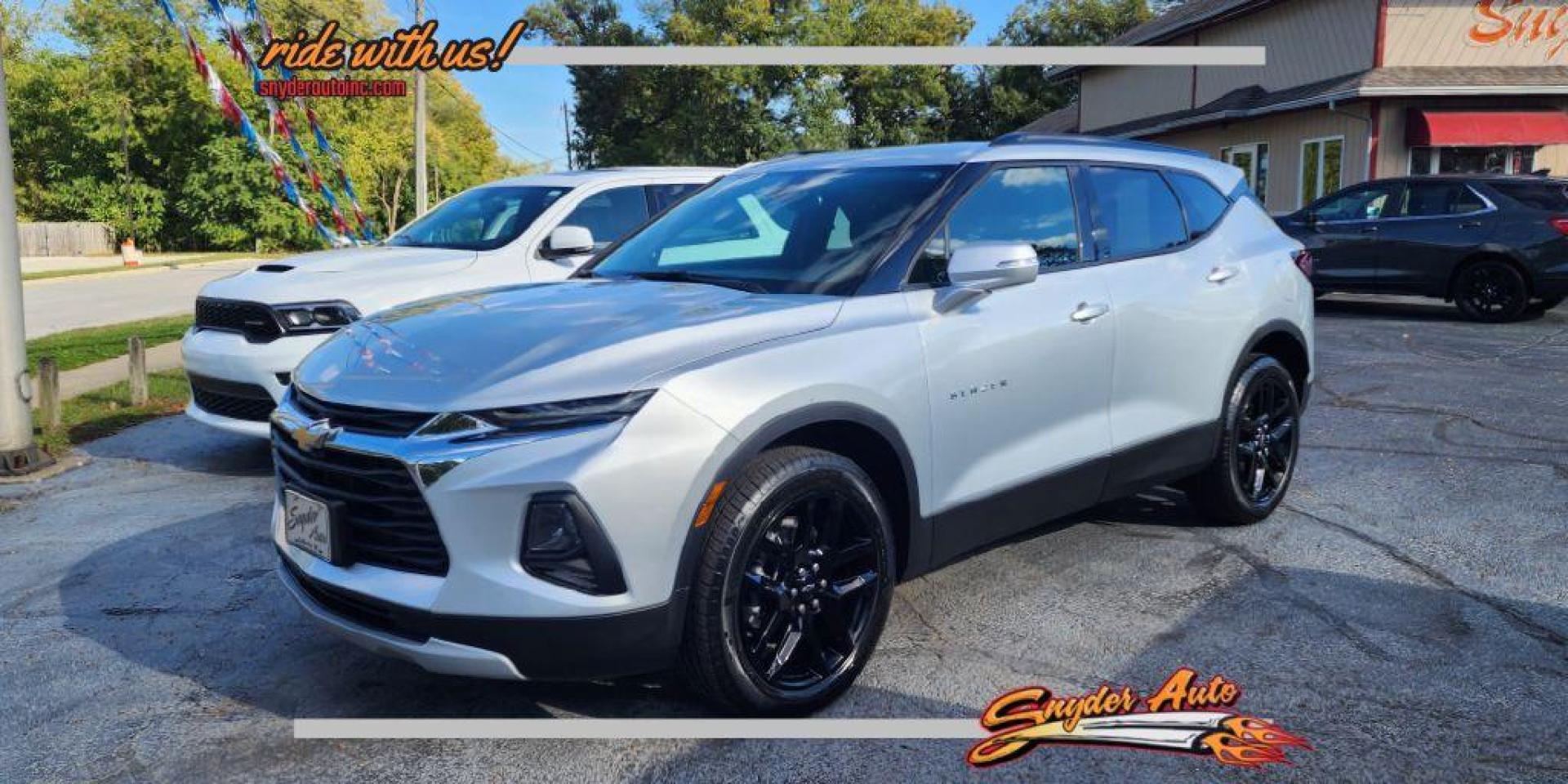 2022 SILVER CHEVROLET BLAZER 2LT - AWD (3GNKBHR44NS) with an 2.0L engine, Automatic transmission, located at 101 S. Halleck St., DeMotte, 46310, (219) 987-2922, 41.202343, -87.198189 - Photo#0