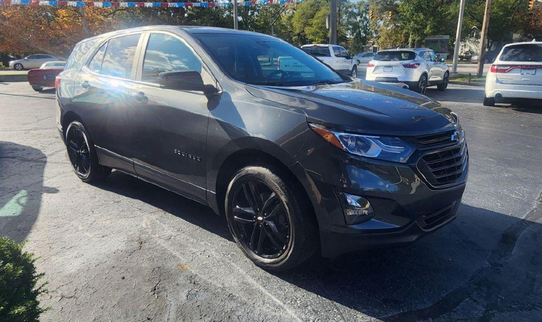 2021 GRAY CHEVROLET EQUINOX LT - AWD (3GNAXUEV1ML) with an 1.5L engine, Automatic transmission, located at 101 S. Halleck St., DeMotte, 46310, (219) 987-2922, 41.202343, -87.198189 - Photo#1