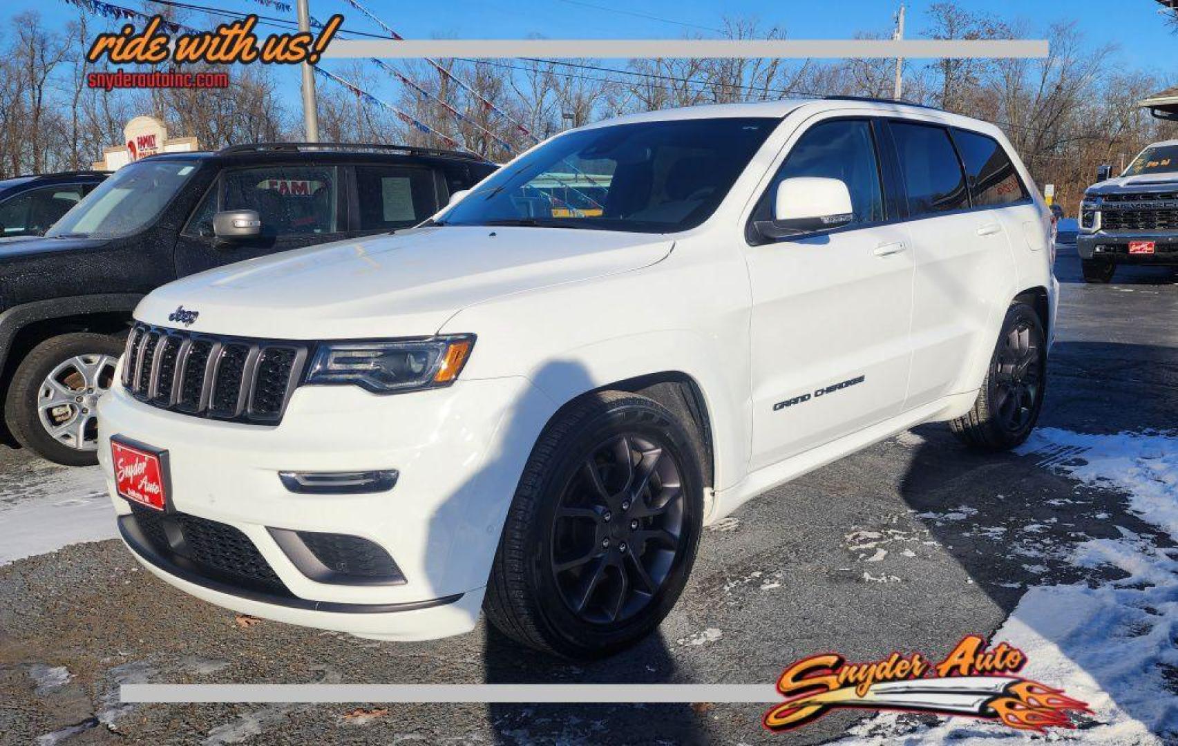 2021 WHITE JEEP GRAND CHEROKEE HIGH ALTITUDE (1C4RJFCG0MC) with an 3.6L engine, Automatic transmission, located at 101 S. Halleck St., DeMotte, 46310, (219) 987-2922, 41.202343, -87.198189 - Photo#0