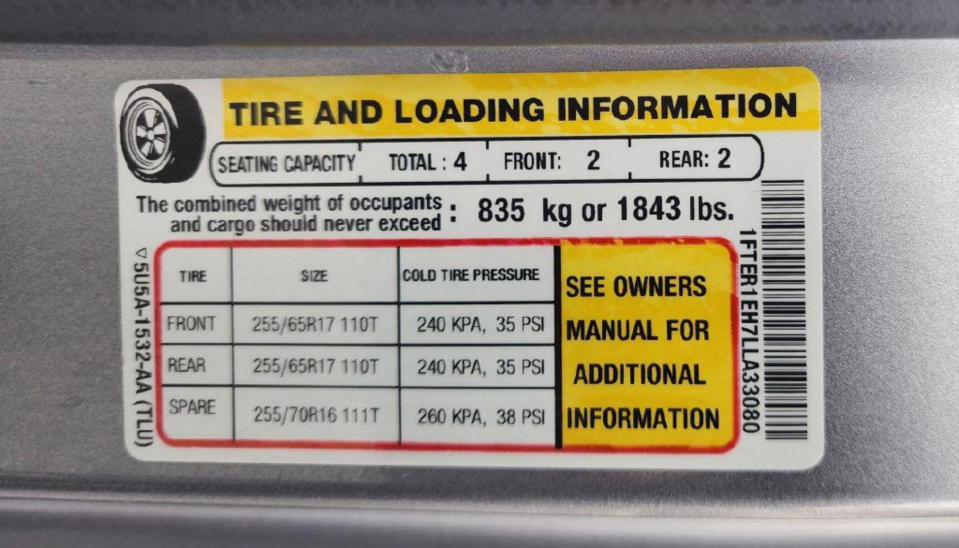 2020 SILVER FORD RANGER XL -RWD (1FTER1EH7LL) with an 2.3L engine, Automatic transmission, located at 101 S. Halleck St., DeMotte, 46310, (219) 987-2922, 41.202343, -87.198189 - Photo#10