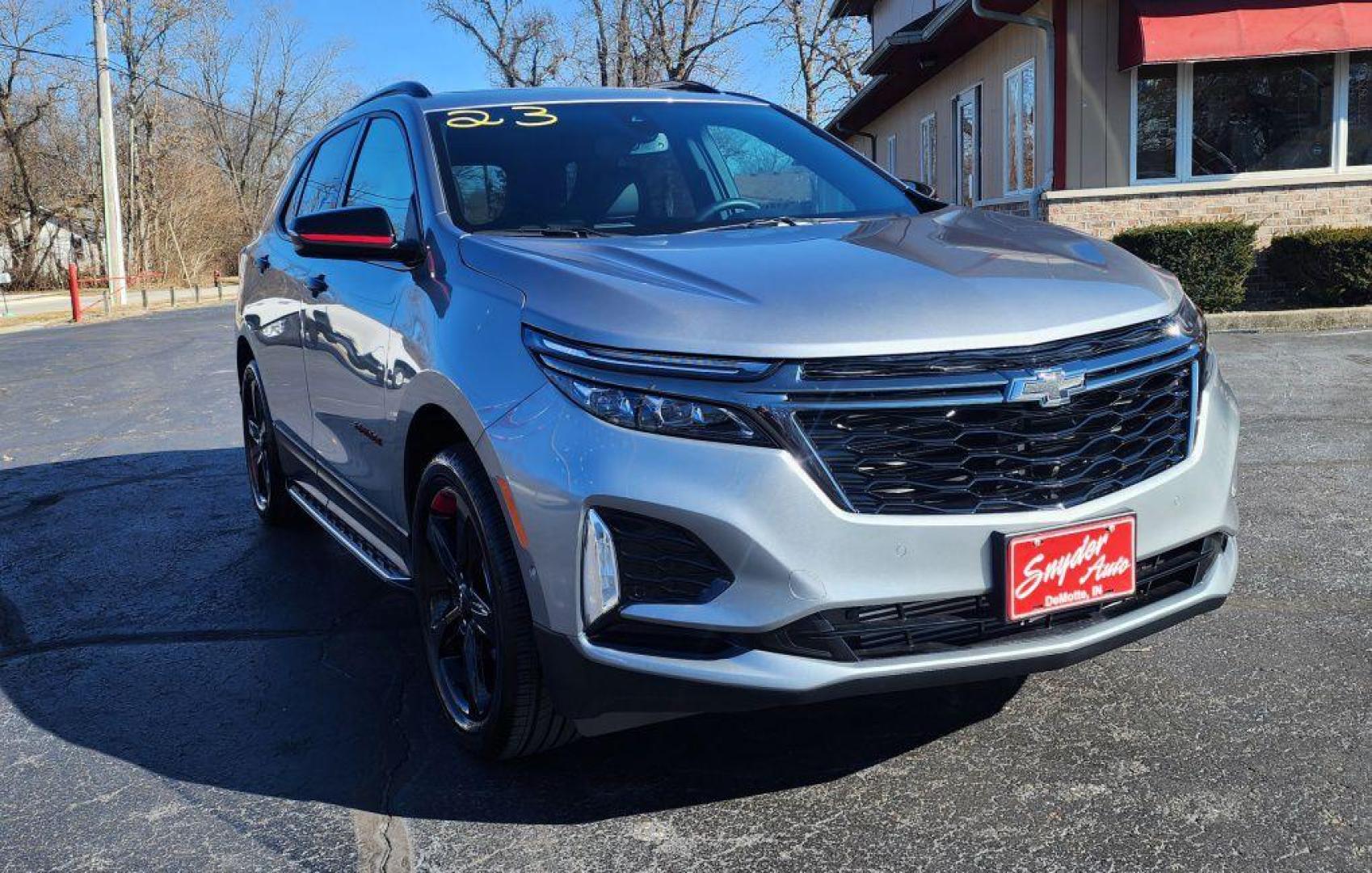 2023 GRAY CHEVROLET EQUINOX PREMIER - AWD (3GNAXXEG3PL) with an 1.5L engine, Automatic transmission, located at 101 S. Halleck St., DeMotte, 46310, (219) 987-2922, 41.202343, -87.198189 - Photo#1