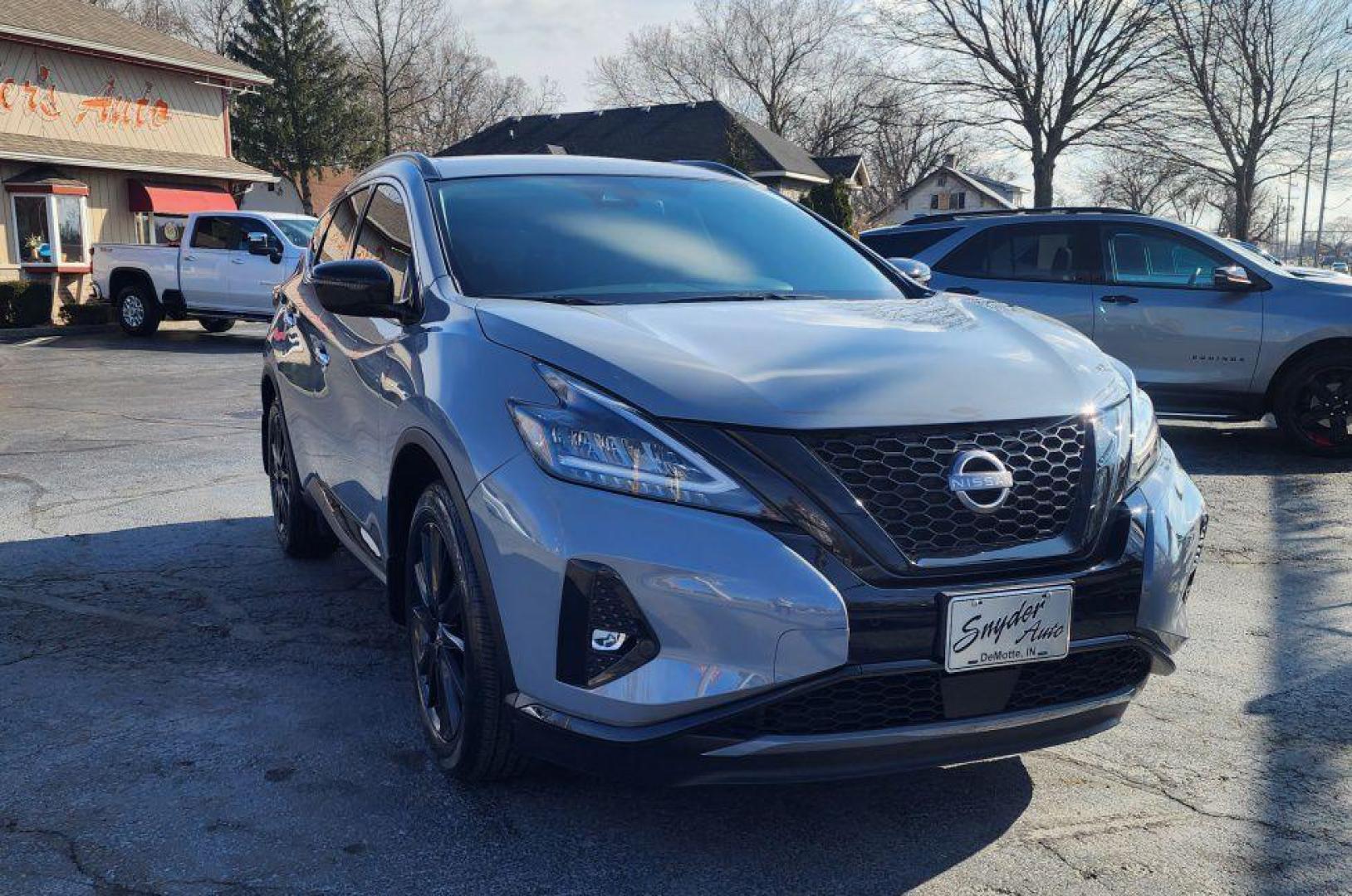 2023 GRAY NISSAN MURANO SV - AWD (5N1AZ2BSXPC) with an 3.5L engine, Automatic transmission, located at 101 S. Halleck St., DeMotte, 46310, (219) 987-2922, 41.202343, -87.198189 - Photo#1