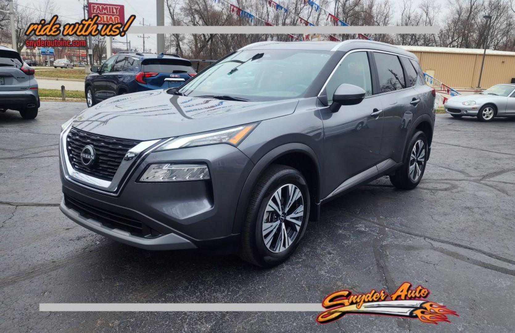 2023 GRAY NISSAN ROGUE SV - AWD (5N1BT3BB2PC) with an 1.5L engine, Automatic transmission, located at 101 S. Halleck St., DeMotte, 46310, (219) 987-2922, 41.202343, -87.198189 - Photo#0