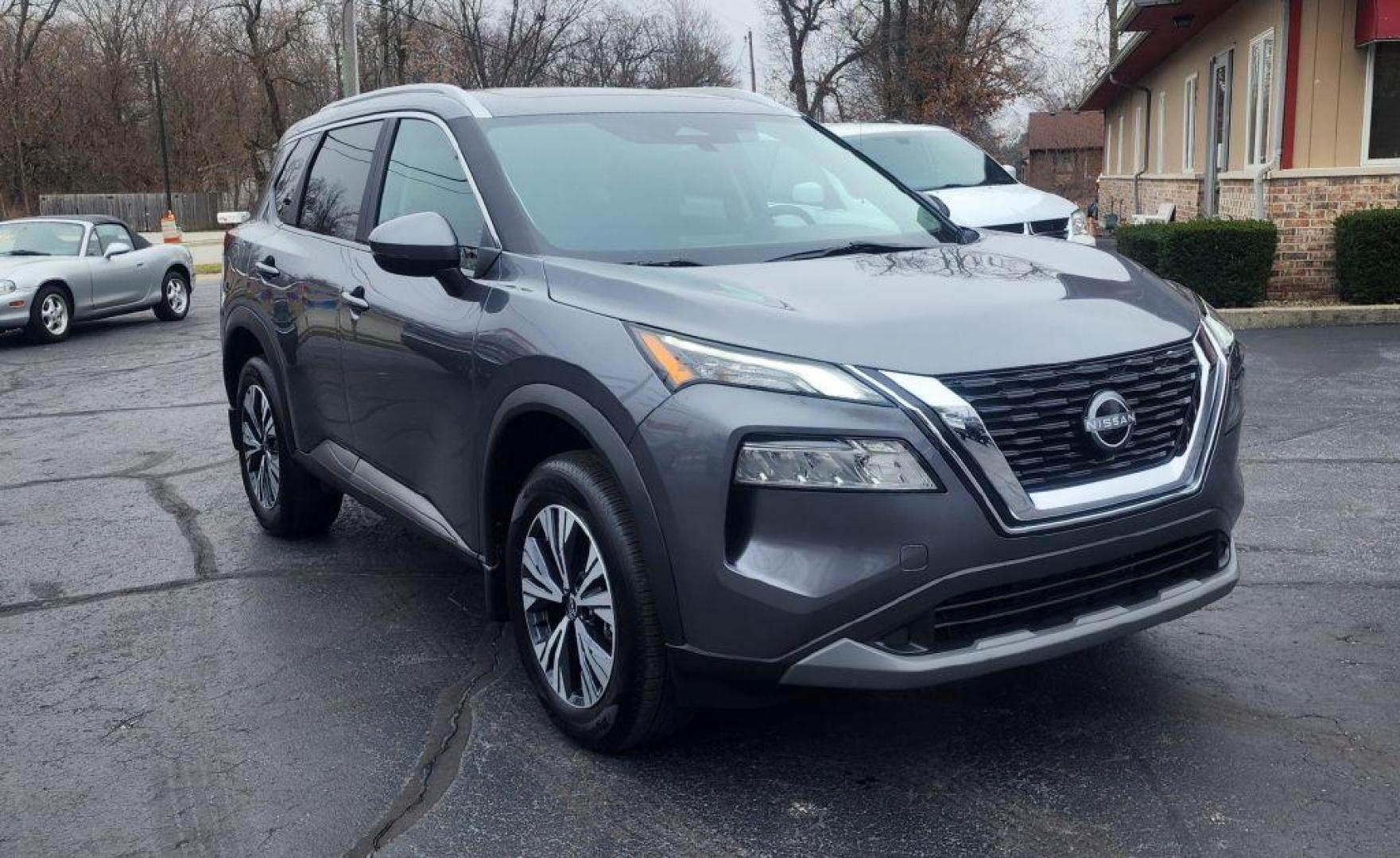 2023 GRAY NISSAN ROGUE SV - AWD (5N1BT3BB2PC) with an 1.5L engine, Automatic transmission, located at 101 S. Halleck St., DeMotte, 46310, (219) 987-2922, 41.202343, -87.198189 - Photo#1