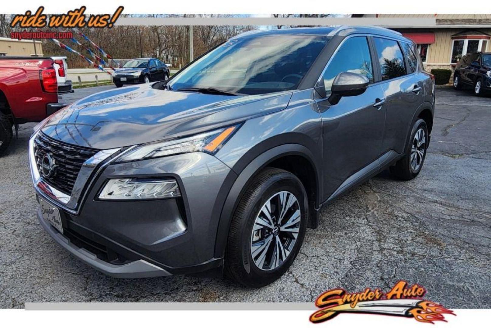 2023 GRAY NISSAN ROGUE SV - AWD (5N1BT3BB7PC) with an 1.5L engine, Automatic transmission, located at 101 S. Halleck St., DeMotte, 46310, (219) 987-2922, 41.202343, -87.198189 - Photo#0