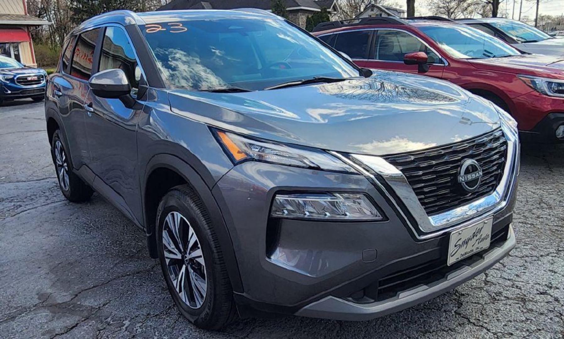 2023 GRAY NISSAN ROGUE SV - AWD (5N1BT3BB7PC) with an 1.5L engine, Automatic transmission, located at 101 S. Halleck St., DeMotte, 46310, (219) 987-2922, 41.202343, -87.198189 - Photo#1