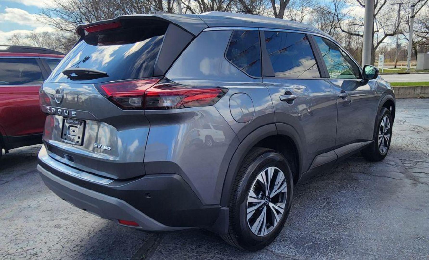 2023 GRAY NISSAN ROGUE SV - AWD (5N1BT3BB7PC) with an 1.5L engine, Automatic transmission, located at 101 S. Halleck St., DeMotte, 46310, (219) 987-2922, 41.202343, -87.198189 - Photo#2