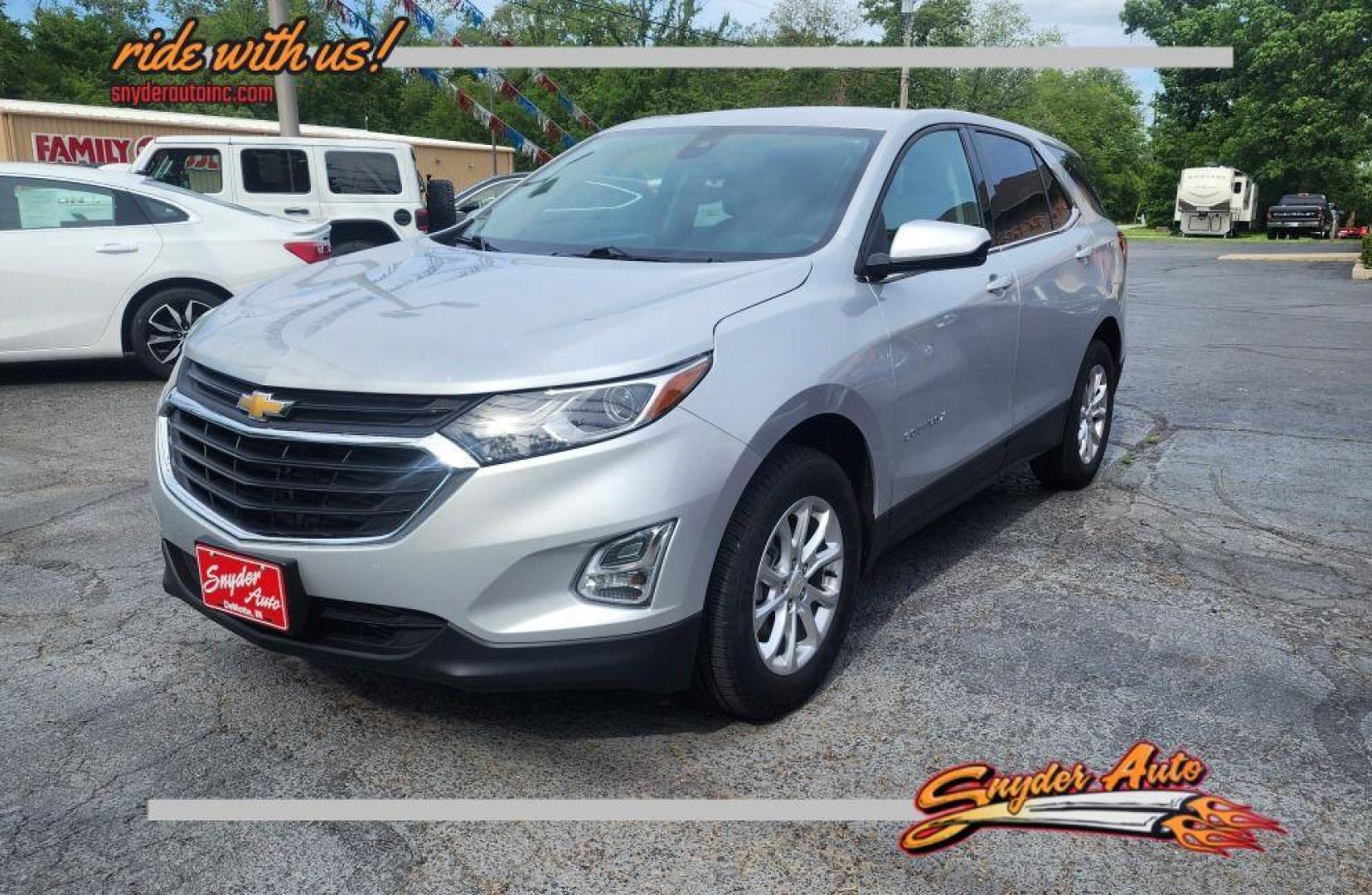 2020 SILVER CHEVROLET EQUINOX LT - AWD (2GNAXTEV5L6) with an 1.5L engine, Automatic transmission, located at 101 S. Halleck St., DeMotte, 46310, (219) 987-2922, 41.202343, -87.198189 - Photo#0