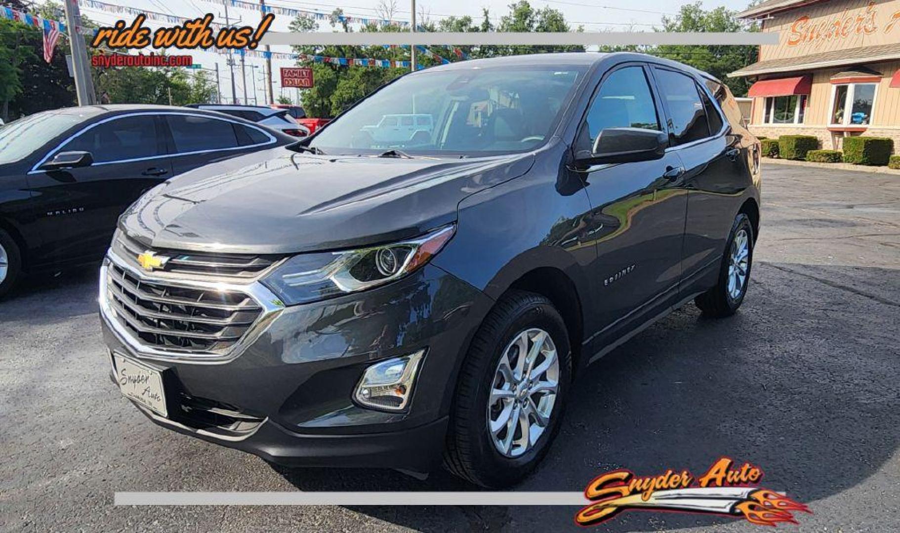 2020 GRAY CHEVROLET EQUINOX LT - AWD (2GNAXTEV1L6) with an 1.5L engine, Automatic transmission, located at 101 S. Halleck St., DeMotte, 46310, (219) 987-2922, 41.202343, -87.198189 - Photo#0