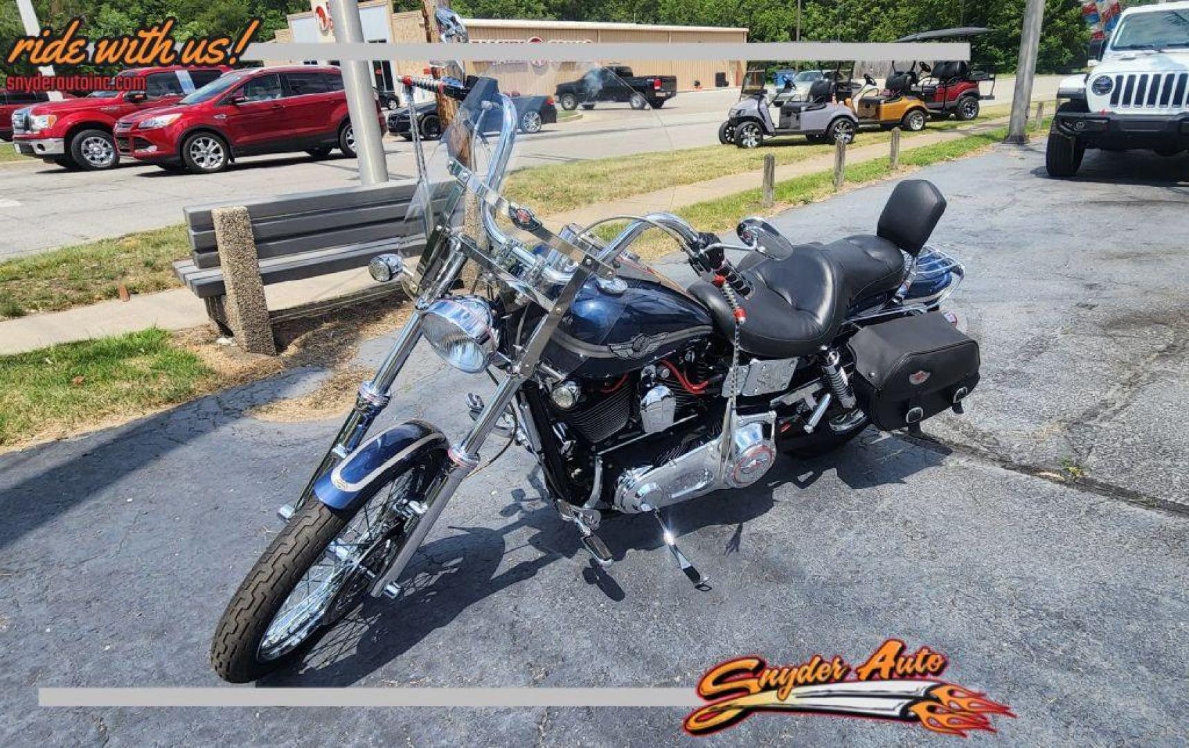 2003 GMETAL HARLEY-DAVIDSON FXDWG WIDE GLIDE (1HD1GEV123K) , Automatic transmission, located at 101 S. Halleck St., DeMotte, 46310, (219) 987-2922, 41.202343, -87.198189 - Photo#0