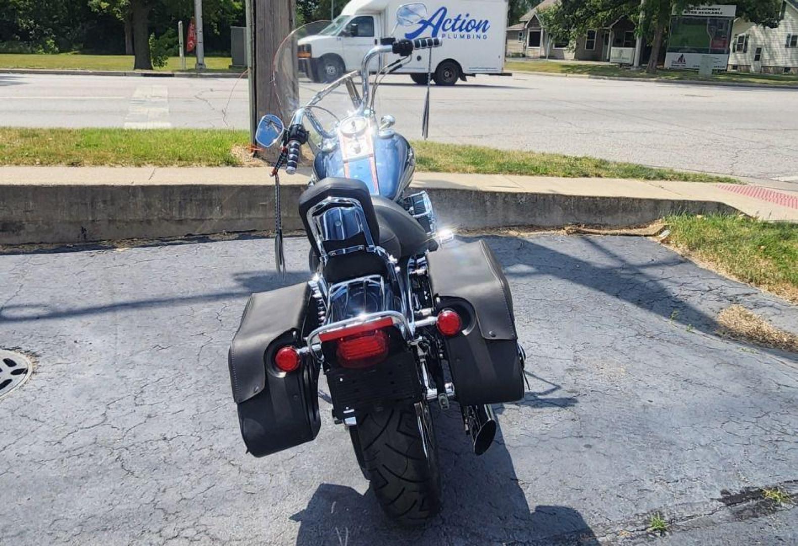 2003 GMETAL HARLEY-DAVIDSON FXDWG WIDE GLIDE (1HD1GEV123K) , Automatic transmission, located at 101 S. Halleck St., DeMotte, 46310, (219) 987-2922, 41.202343, -87.198189 - Photo#2