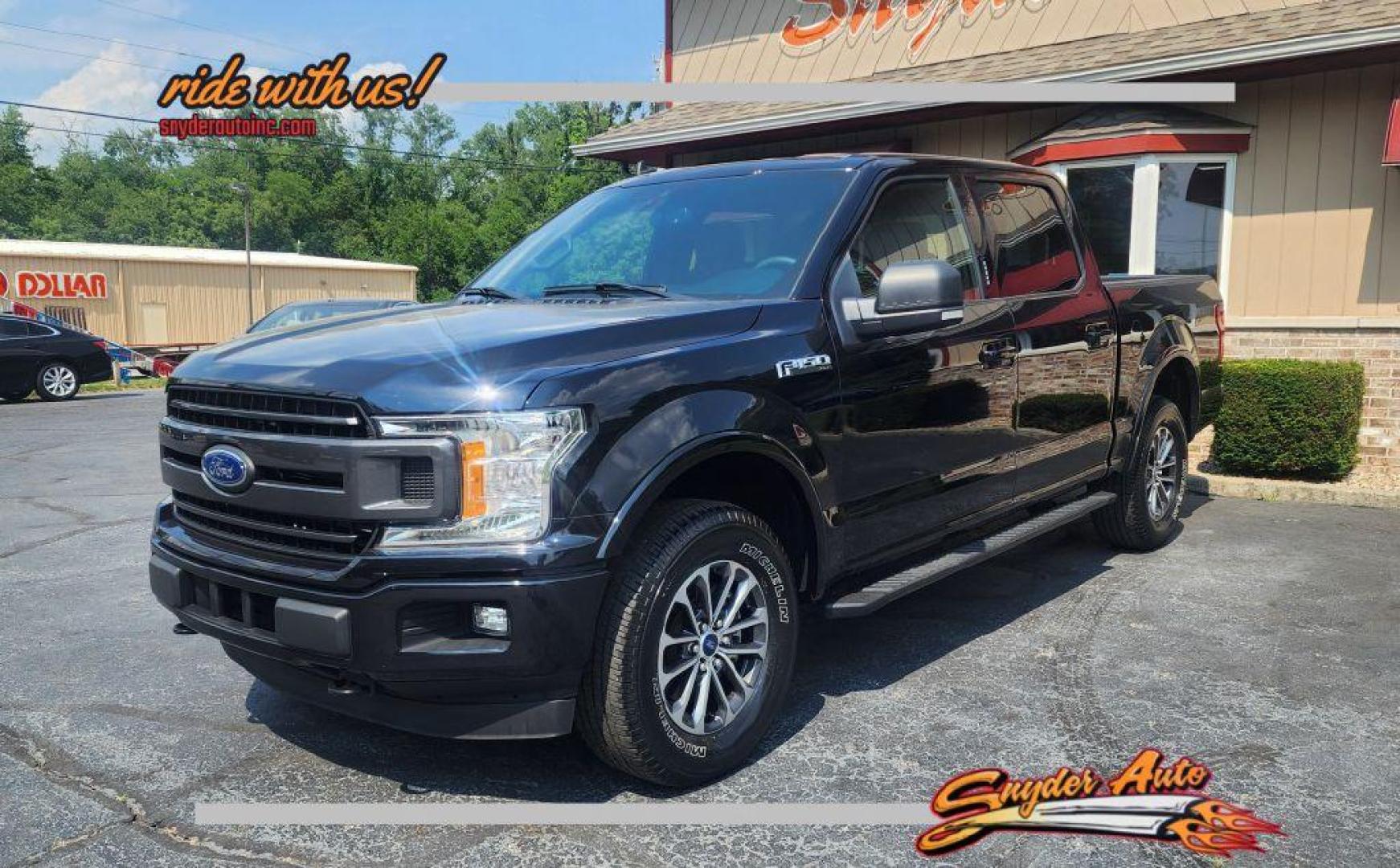 2020 BLACK FORD F150 SUPERCREW - 4WD (1FTEW1EP8LF) with an 2.7L engine, Automatic transmission, located at 101 S. Halleck St., DeMotte, 46310, (219) 987-2922, 41.202343, -87.198189 - Photo#0