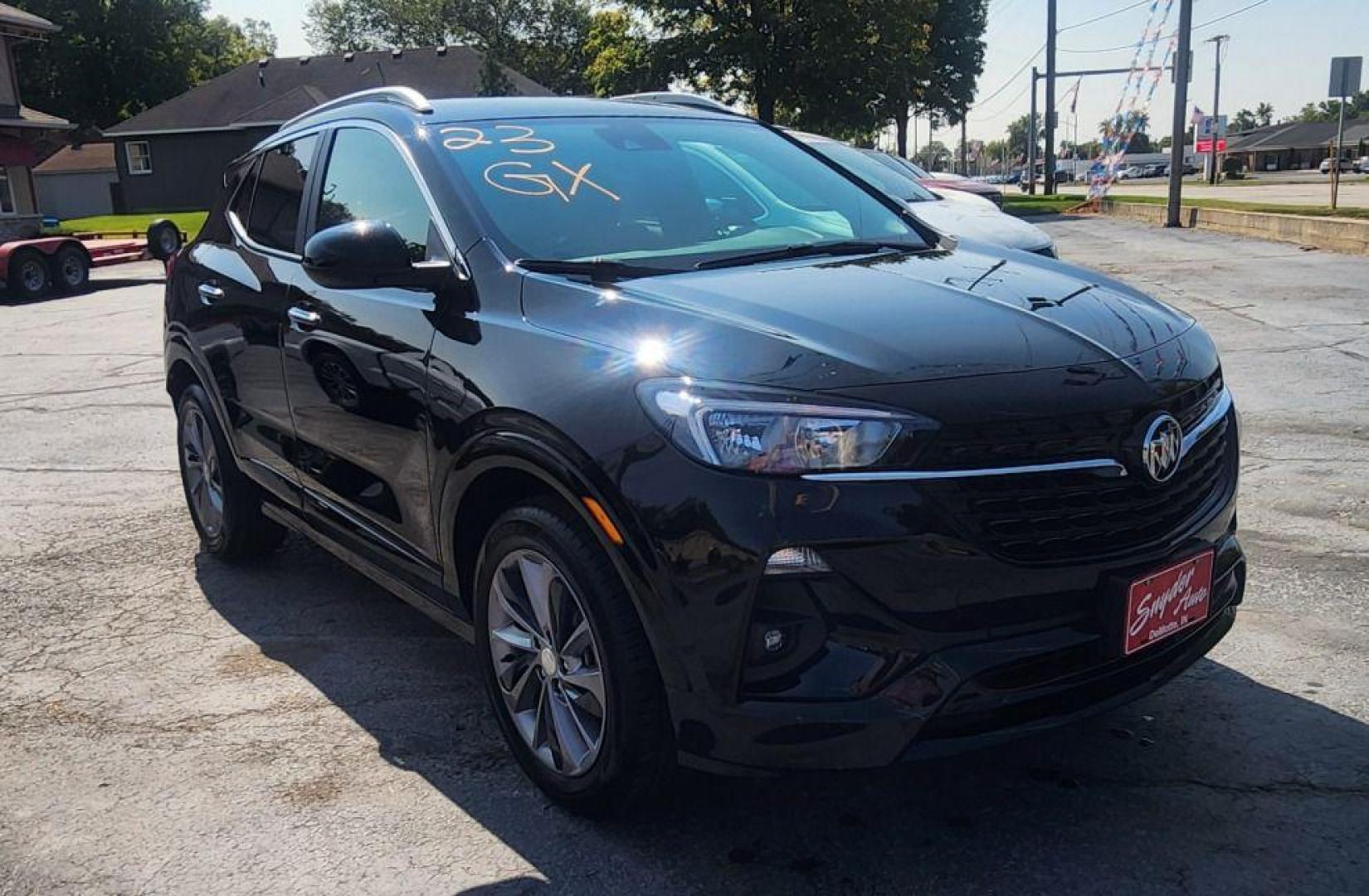 2023 BLACK BUICK ENCORE GX SELECT -FWD (KL4MMDSL8PB) with an 1.3L engine, Automatic transmission, located at 101 S. Halleck St., DeMotte, 46310, (219) 987-2922, 41.202343, -87.198189 - Photo#1