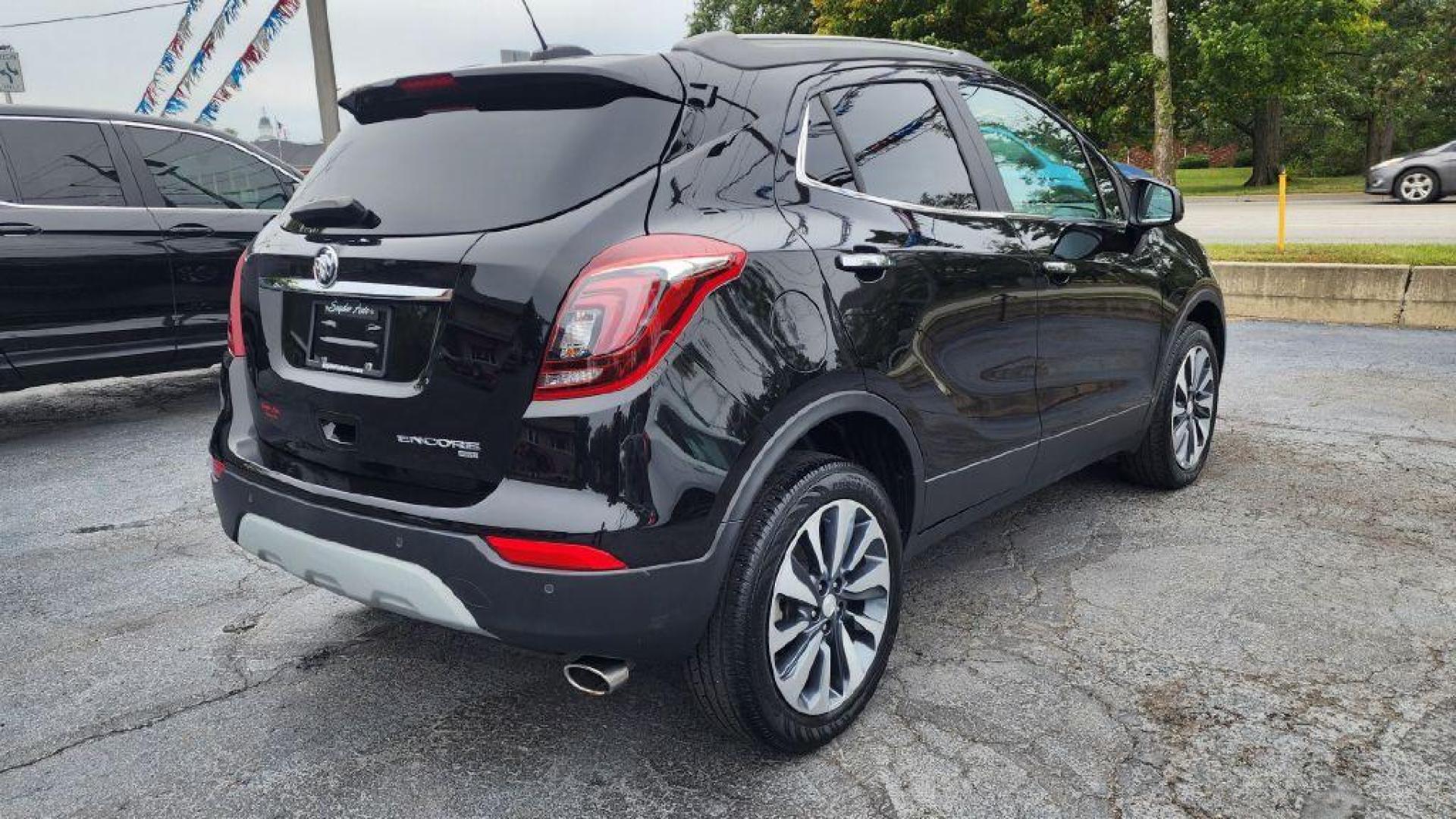 2022 BLACK BUICK ENCORE PREFERRED - AWD (KL4CJESM7NB) with an 1.4L engine, Automatic transmission, located at 101 S. Halleck St., DeMotte, 46310, (219) 987-2922, 41.202343, -87.198189 - Photo#2