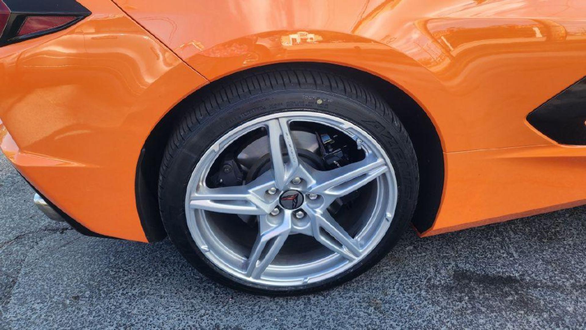 2023 ORANGE CHEVROLET CORVETTE STINGRAY 2LT - RWD (1G1YB2D41P5) with an 6.2L engine, Automatic transmission, located at 101 S. Halleck St., DeMotte, 46310, (219) 987-2922, 41.202343, -87.198189 - Photo#17