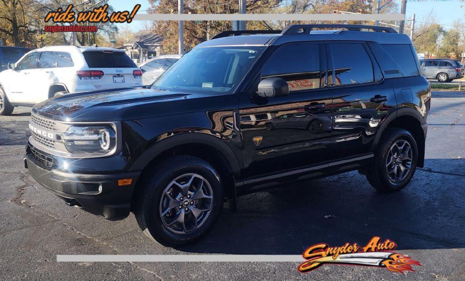 2022 BLACK FORD BRONCO SPORT BADLANDS - 4WD (3FMCR9D98NR) with an 2.0L engine, Automatic transmission, located at 101 S. Halleck St., DeMotte, 46310, (219) 987-2922, 41.202343, -87.198189 - Photo#0