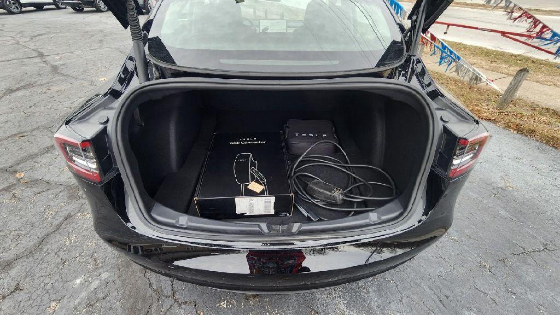 2021 BLACK TESLA MODEL 3 (5YJ3E1EA2MF) , Continuously Variable transmission, located at 101 S. Halleck St., DeMotte, 46310, (219) 987-2922, 41.202343, -87.198189 - Photo#12