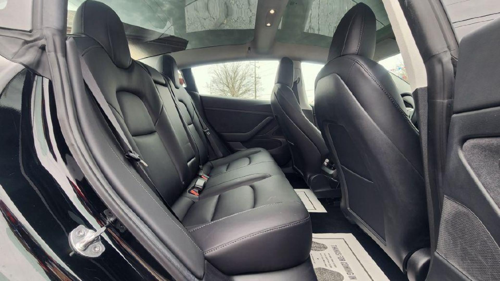 2021 BLACK TESLA MODEL 3 (5YJ3E1EA2MF) , Continuously Variable transmission, located at 101 S. Halleck St., DeMotte, 46310, (219) 987-2922, 41.202343, -87.198189 - Photo#6