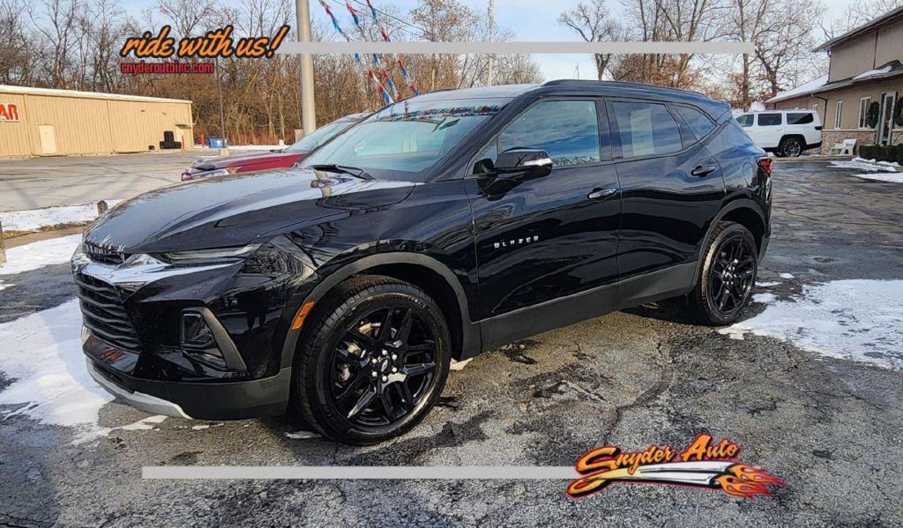 2022 BLACK CHEVROLET BLAZER 2LT - AWD (3GNKBHR43NS) with an 2.0L engine, Automatic transmission, located at 101 S. Halleck St., DeMotte, 46310, (219) 987-2922, 41.202343, -87.198189 - Photo#1