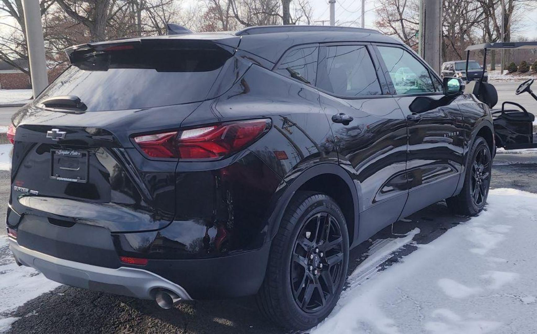 2022 BLACK CHEVROLET BLAZER 2LT - AWD (3GNKBHR43NS) with an 2.0L engine, Automatic transmission, located at 101 S. Halleck St., DeMotte, 46310, (219) 987-2922, 41.202343, -87.198189 - Photo#3